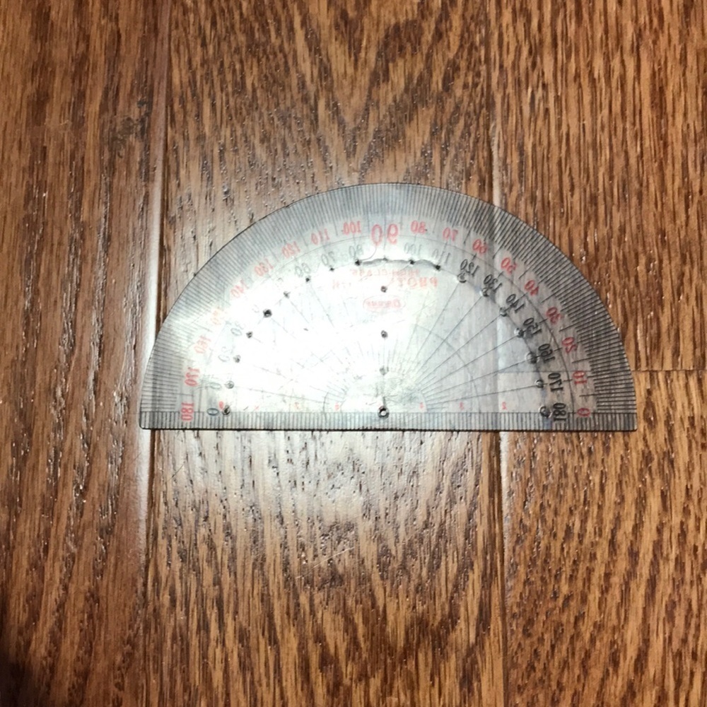🎁BASIC plastic protractor - Picture 3 of 4